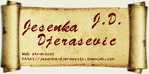 Jesenka Đerašević vizit kartica